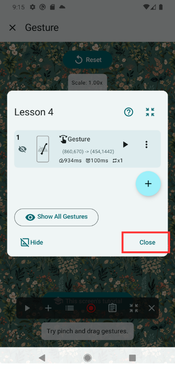Image in a image block