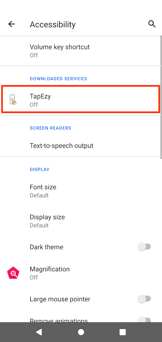 Image in a image block